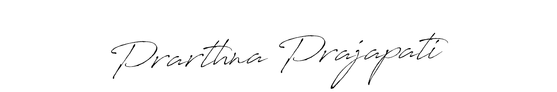 Also we have Prarthna Prajapati name is the best signature style. Create professional handwritten signature collection using Antro_Vectra autograph style. Prarthna Prajapati signature style 6 images and pictures png