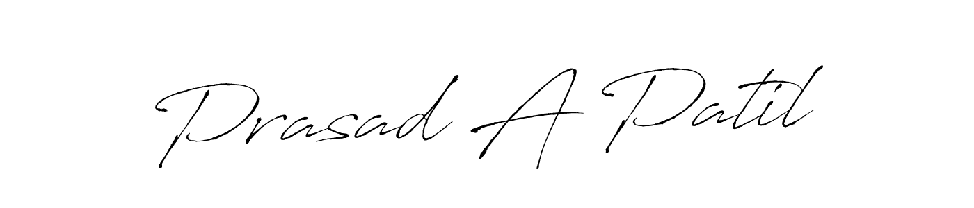 Create a beautiful signature design for name Prasad A Patil. With this signature (Antro_Vectra) fonts, you can make a handwritten signature for free. Prasad A Patil signature style 6 images and pictures png