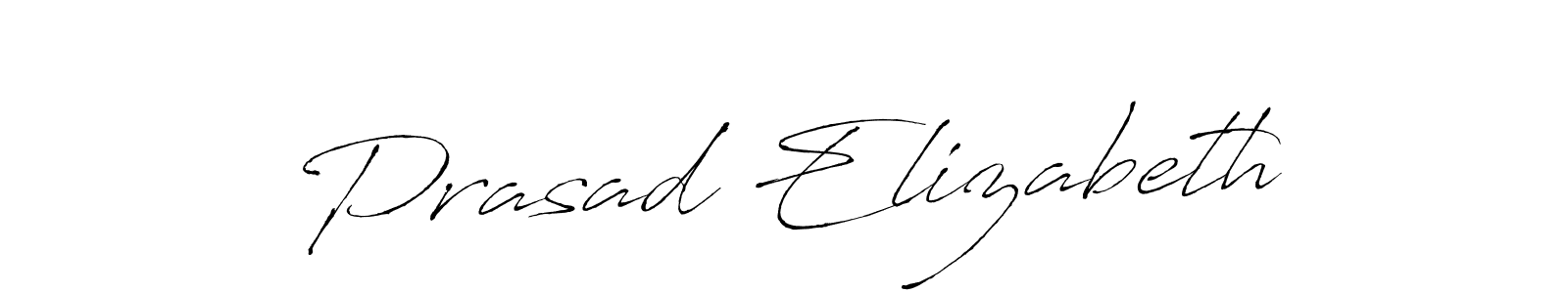 Best and Professional Signature Style for Prasad Elizabeth. Antro_Vectra Best Signature Style Collection. Prasad Elizabeth signature style 6 images and pictures png