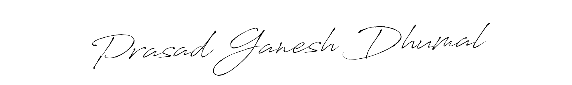 Antro_Vectra is a professional signature style that is perfect for those who want to add a touch of class to their signature. It is also a great choice for those who want to make their signature more unique. Get Prasad Ganesh Dhumal name to fancy signature for free. Prasad Ganesh Dhumal signature style 6 images and pictures png