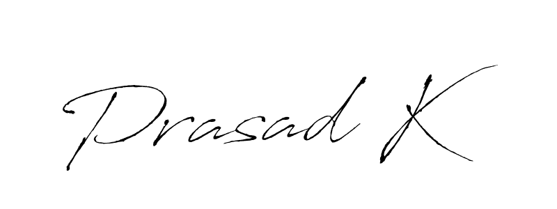 Also we have Prasad K name is the best signature style. Create professional handwritten signature collection using Antro_Vectra autograph style. Prasad K signature style 6 images and pictures png
