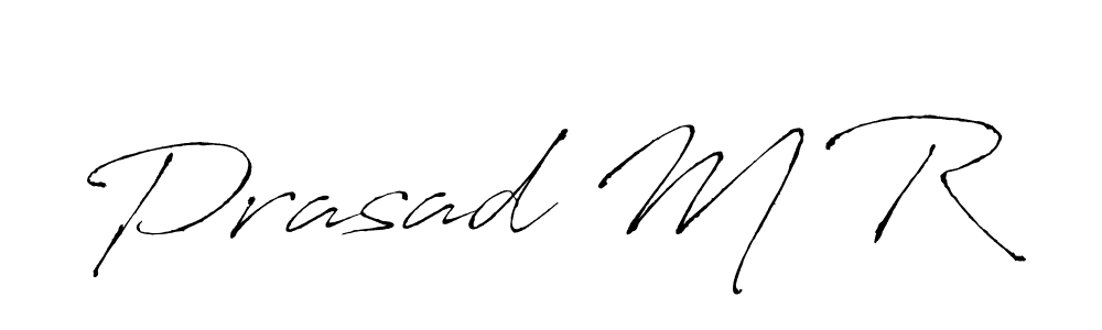 Similarly Antro_Vectra is the best handwritten signature design. Signature creator online .You can use it as an online autograph creator for name Prasad M R. Prasad M R signature style 6 images and pictures png