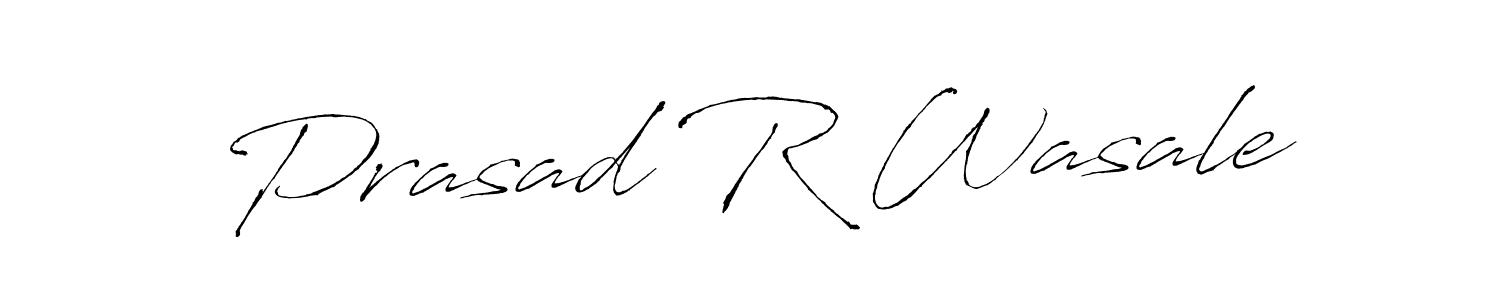 Design your own signature with our free online signature maker. With this signature software, you can create a handwritten (Antro_Vectra) signature for name Prasad R Wasale. Prasad R Wasale signature style 6 images and pictures png