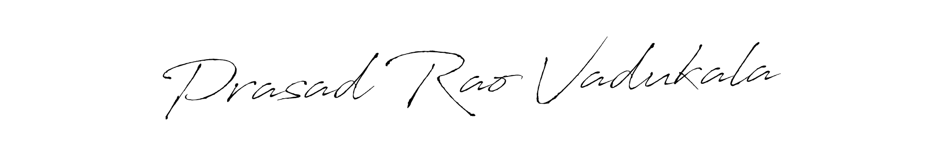Make a beautiful signature design for name Prasad Rao Vadukala. With this signature (Antro_Vectra) style, you can create a handwritten signature for free. Prasad Rao Vadukala signature style 6 images and pictures png