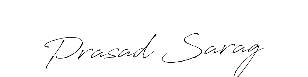 This is the best signature style for the Prasad Sarag name. Also you like these signature font (Antro_Vectra). Mix name signature. Prasad Sarag signature style 6 images and pictures png