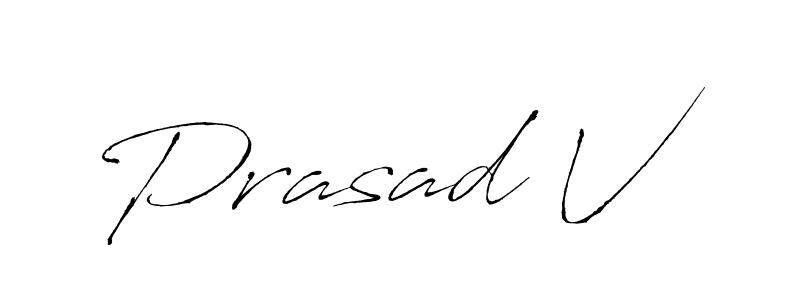 The best way (Antro_Vectra) to make a short signature is to pick only two or three words in your name. The name Prasad V include a total of six letters. For converting this name. Prasad V signature style 6 images and pictures png