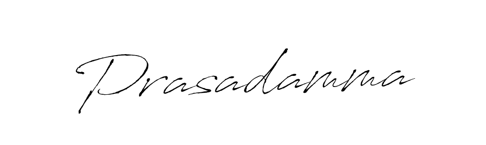 Also we have Prasadamma name is the best signature style. Create professional handwritten signature collection using Antro_Vectra autograph style. Prasadamma signature style 6 images and pictures png