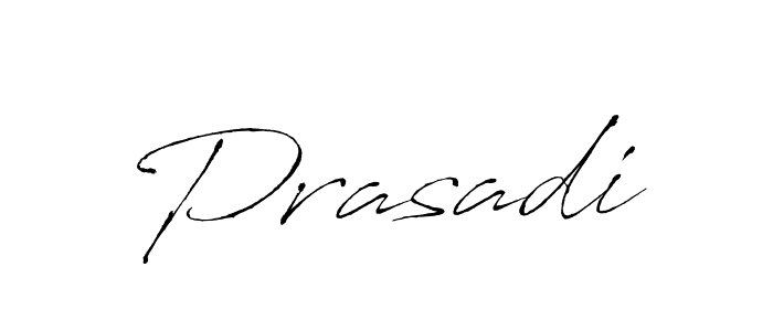 Make a beautiful signature design for name Prasadi. With this signature (Antro_Vectra) style, you can create a handwritten signature for free. Prasadi signature style 6 images and pictures png
