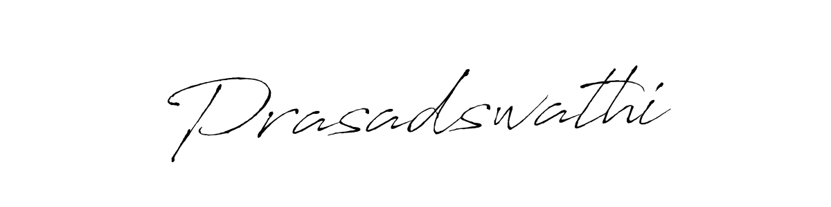 Make a beautiful signature design for name Prasadswathi. With this signature (Antro_Vectra) style, you can create a handwritten signature for free. Prasadswathi signature style 6 images and pictures png