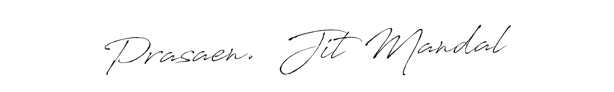 Also You can easily find your signature by using the search form. We will create Prasaen.  Jit Mandal name handwritten signature images for you free of cost using Antro_Vectra sign style. Prasaen.  Jit Mandal signature style 6 images and pictures png