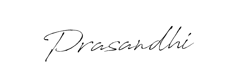 Prasandhi stylish signature style. Best Handwritten Sign (Antro_Vectra) for my name. Handwritten Signature Collection Ideas for my name Prasandhi. Prasandhi signature style 6 images and pictures png