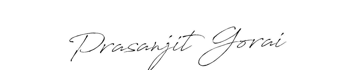 This is the best signature style for the Prasanjit Gorai name. Also you like these signature font (Antro_Vectra). Mix name signature. Prasanjit Gorai signature style 6 images and pictures png