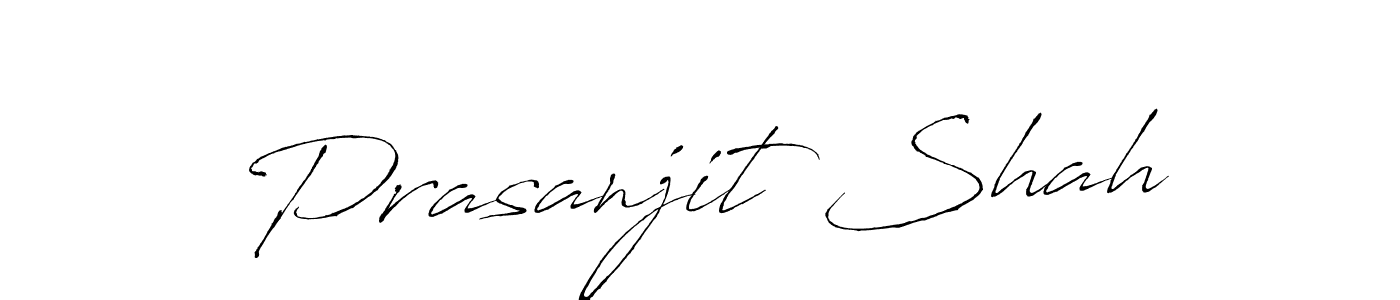 Also we have Prasanjit Shah name is the best signature style. Create professional handwritten signature collection using Antro_Vectra autograph style. Prasanjit Shah signature style 6 images and pictures png