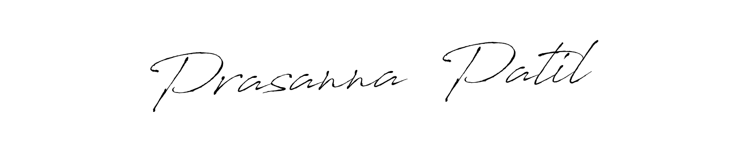 Prasanna  Patil stylish signature style. Best Handwritten Sign (Antro_Vectra) for my name. Handwritten Signature Collection Ideas for my name Prasanna  Patil. Prasanna  Patil signature style 6 images and pictures png