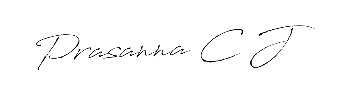 Also we have Prasanna C J name is the best signature style. Create professional handwritten signature collection using Antro_Vectra autograph style. Prasanna C J signature style 6 images and pictures png