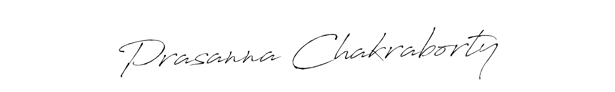 Make a short Prasanna Chakraborty signature style. Manage your documents anywhere anytime using Antro_Vectra. Create and add eSignatures, submit forms, share and send files easily. Prasanna Chakraborty signature style 6 images and pictures png