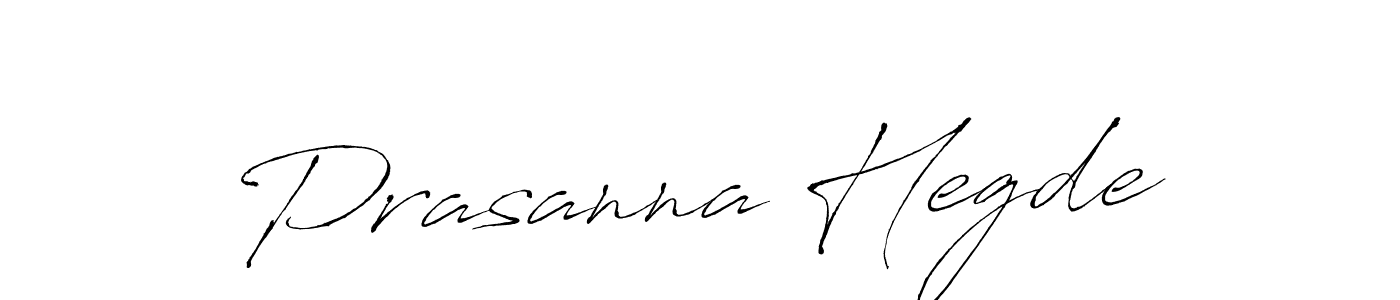 Make a beautiful signature design for name Prasanna Hegde. With this signature (Antro_Vectra) style, you can create a handwritten signature for free. Prasanna Hegde signature style 6 images and pictures png