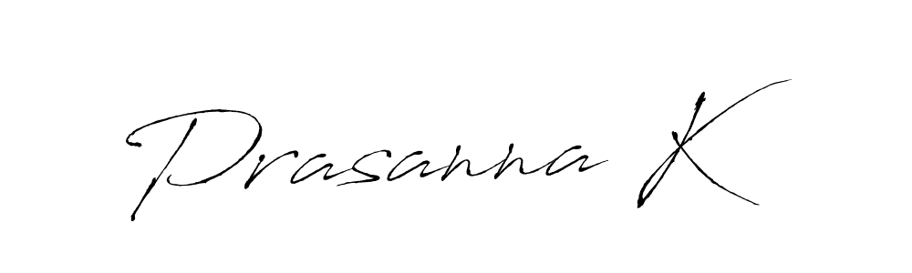 Make a beautiful signature design for name Prasanna K. Use this online signature maker to create a handwritten signature for free. Prasanna K signature style 6 images and pictures png