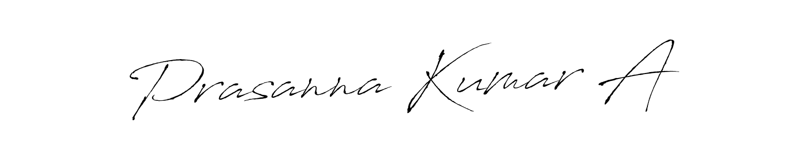 Also we have Prasanna Kumar A name is the best signature style. Create professional handwritten signature collection using Antro_Vectra autograph style. Prasanna Kumar A signature style 6 images and pictures png