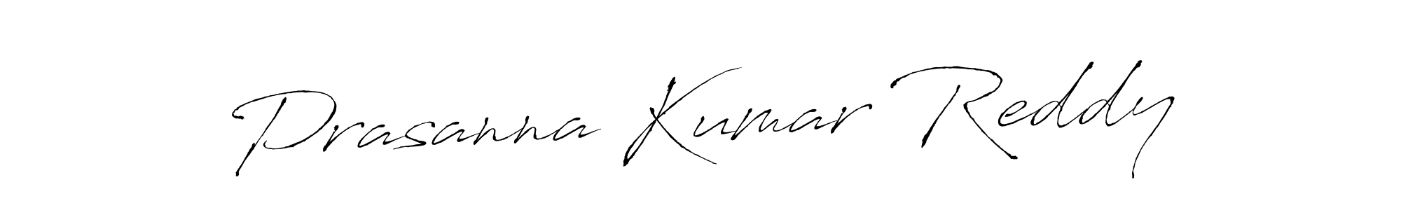 Make a beautiful signature design for name Prasanna Kumar Reddy. With this signature (Antro_Vectra) style, you can create a handwritten signature for free. Prasanna Kumar Reddy signature style 6 images and pictures png