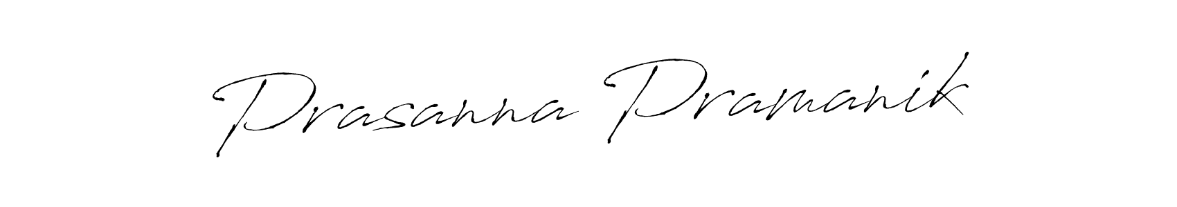 How to make Prasanna Pramanik signature? Antro_Vectra is a professional autograph style. Create handwritten signature for Prasanna Pramanik name. Prasanna Pramanik signature style 6 images and pictures png