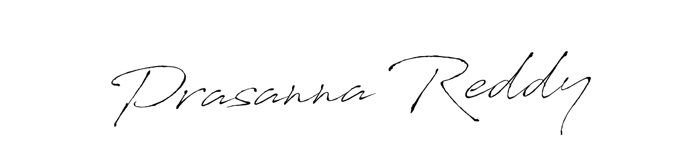 Make a beautiful signature design for name Prasanna Reddy. With this signature (Antro_Vectra) style, you can create a handwritten signature for free. Prasanna Reddy signature style 6 images and pictures png