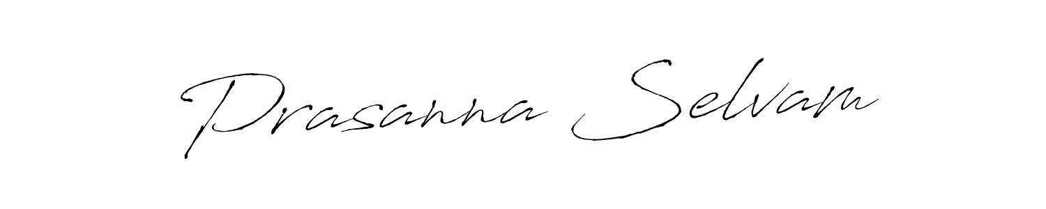 How to make Prasanna Selvam signature? Antro_Vectra is a professional autograph style. Create handwritten signature for Prasanna Selvam name. Prasanna Selvam signature style 6 images and pictures png