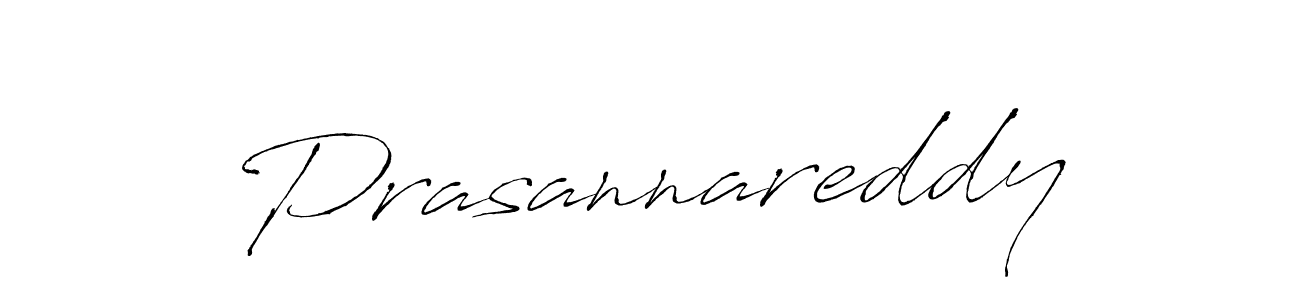 Create a beautiful signature design for name Prasannareddy. With this signature (Antro_Vectra) fonts, you can make a handwritten signature for free. Prasannareddy signature style 6 images and pictures png