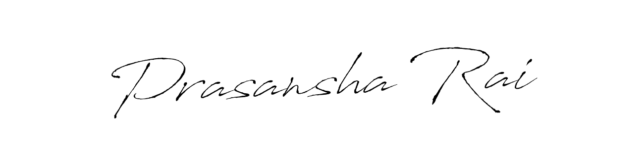 This is the best signature style for the Prasansha Rai name. Also you like these signature font (Antro_Vectra). Mix name signature. Prasansha Rai signature style 6 images and pictures png