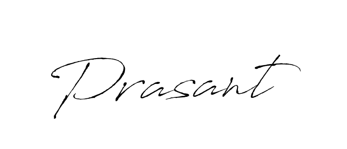 How to make Prasant name signature. Use Antro_Vectra style for creating short signs online. This is the latest handwritten sign. Prasant signature style 6 images and pictures png