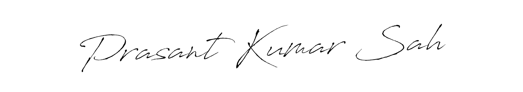 Make a beautiful signature design for name Prasant Kumar Sah. With this signature (Antro_Vectra) style, you can create a handwritten signature for free. Prasant Kumar Sah signature style 6 images and pictures png