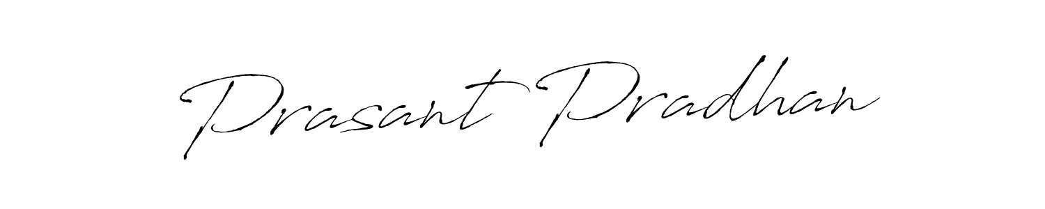 Make a beautiful signature design for name Prasant Pradhan. With this signature (Antro_Vectra) style, you can create a handwritten signature for free. Prasant Pradhan signature style 6 images and pictures png