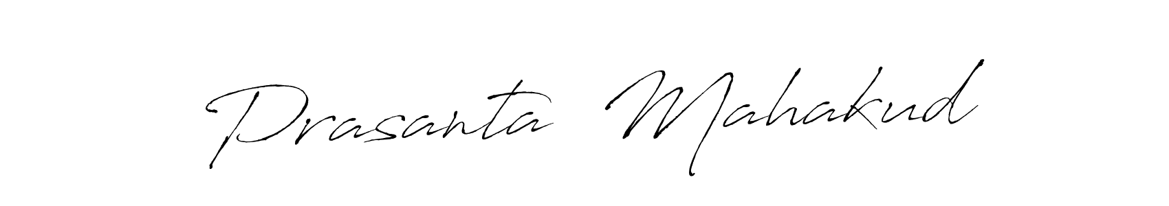 You should practise on your own different ways (Antro_Vectra) to write your name (Prasanta  Mahakud) in signature. don't let someone else do it for you. Prasanta  Mahakud signature style 6 images and pictures png
