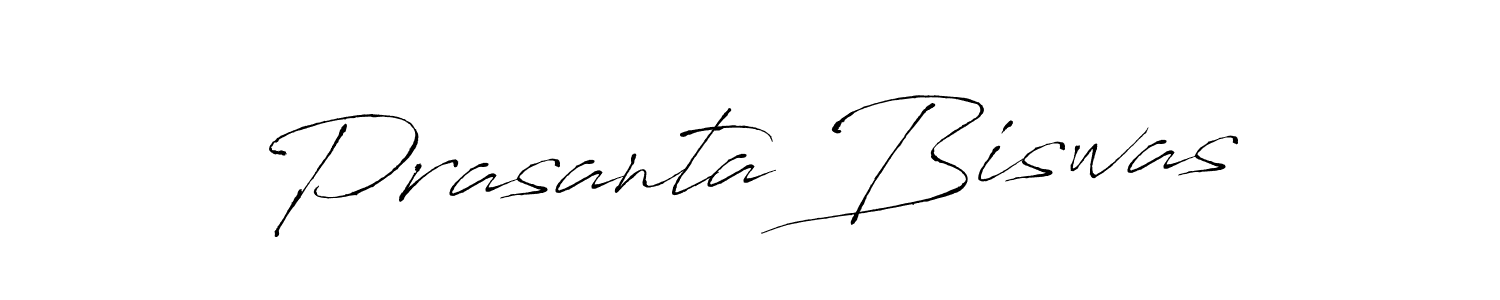 How to make Prasanta Biswas name signature. Use Antro_Vectra style for creating short signs online. This is the latest handwritten sign. Prasanta Biswas signature style 6 images and pictures png