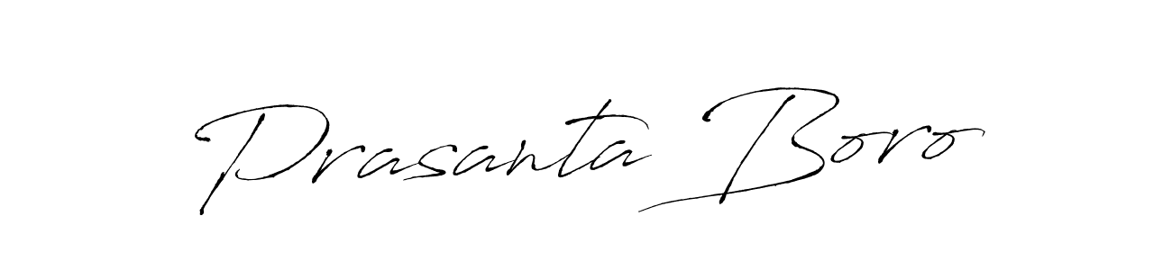 Use a signature maker to create a handwritten signature online. With this signature software, you can design (Antro_Vectra) your own signature for name Prasanta Boro. Prasanta Boro signature style 6 images and pictures png