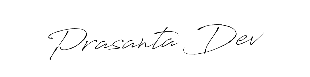 How to make Prasanta Dev name signature. Use Antro_Vectra style for creating short signs online. This is the latest handwritten sign. Prasanta Dev signature style 6 images and pictures png