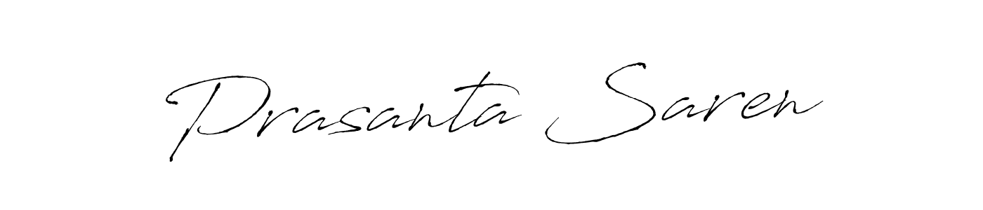 Create a beautiful signature design for name Prasanta Saren. With this signature (Antro_Vectra) fonts, you can make a handwritten signature for free. Prasanta Saren signature style 6 images and pictures png