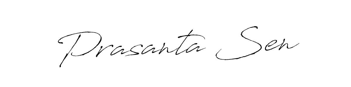 Prasanta Sen stylish signature style. Best Handwritten Sign (Antro_Vectra) for my name. Handwritten Signature Collection Ideas for my name Prasanta Sen. Prasanta Sen signature style 6 images and pictures png
