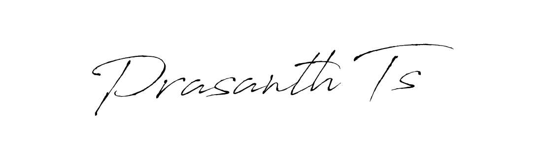 How to make Prasanth Ts signature? Antro_Vectra is a professional autograph style. Create handwritten signature for Prasanth Ts name. Prasanth Ts signature style 6 images and pictures png