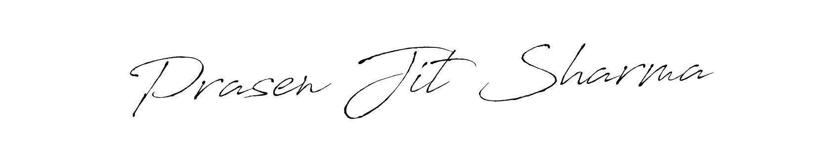 Also we have Prasen Jit Sharma name is the best signature style. Create professional handwritten signature collection using Antro_Vectra autograph style. Prasen Jit Sharma signature style 6 images and pictures png