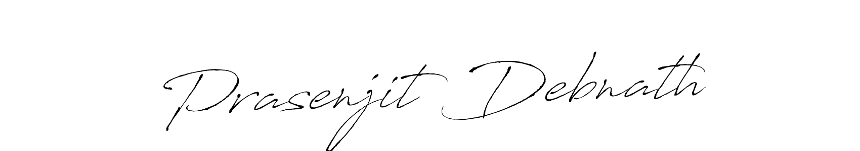 Create a beautiful signature design for name Prasenjit Debnath. With this signature (Antro_Vectra) fonts, you can make a handwritten signature for free. Prasenjit Debnath signature style 6 images and pictures png