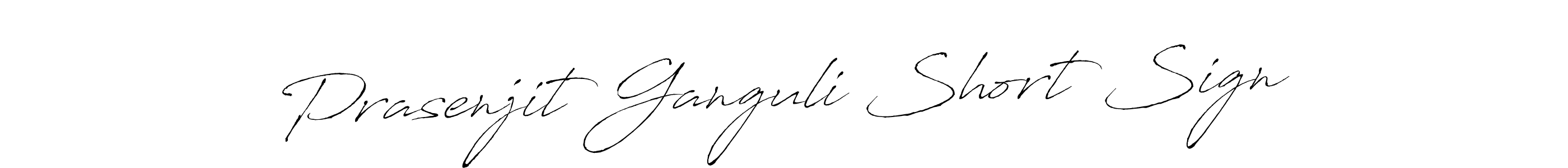 Design your own signature with our free online signature maker. With this signature software, you can create a handwritten (Antro_Vectra) signature for name Prasenjit Ganguli Short Sign. Prasenjit Ganguli Short Sign signature style 6 images and pictures png