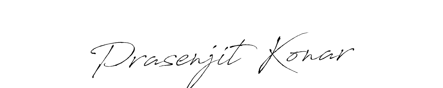 Create a beautiful signature design for name Prasenjit Konar. With this signature (Antro_Vectra) fonts, you can make a handwritten signature for free. Prasenjit Konar signature style 6 images and pictures png