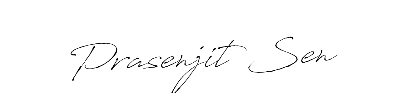 How to make Prasenjit Sen signature? Antro_Vectra is a professional autograph style. Create handwritten signature for Prasenjit Sen name. Prasenjit Sen signature style 6 images and pictures png