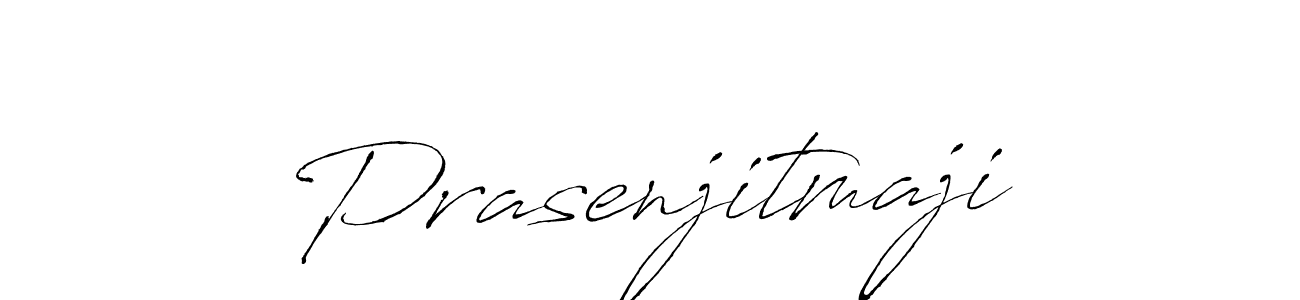 Make a beautiful signature design for name Prasenjitmaji. With this signature (Antro_Vectra) style, you can create a handwritten signature for free. Prasenjitmaji signature style 6 images and pictures png