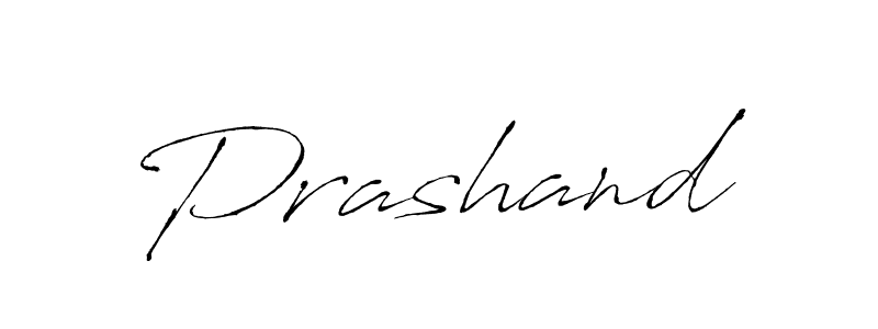 Create a beautiful signature design for name Prashand. With this signature (Antro_Vectra) fonts, you can make a handwritten signature for free. Prashand signature style 6 images and pictures png