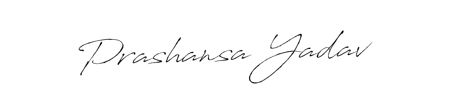 The best way (Antro_Vectra) to make a short signature is to pick only two or three words in your name. The name Prashansa Yadav include a total of six letters. For converting this name. Prashansa Yadav signature style 6 images and pictures png