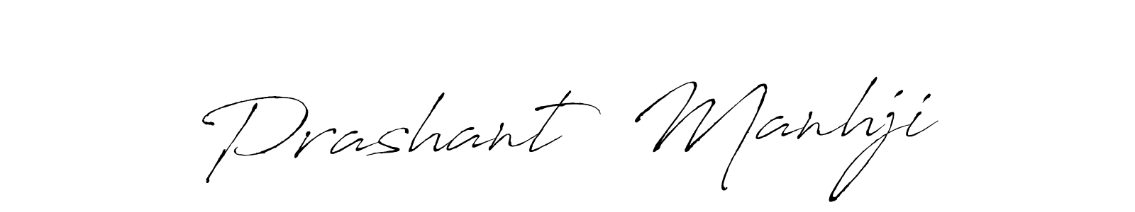 How to make Prashant  Manhji signature? Antro_Vectra is a professional autograph style. Create handwritten signature for Prashant  Manhji name. Prashant  Manhji signature style 6 images and pictures png