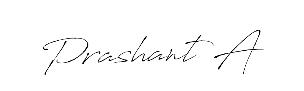 Use a signature maker to create a handwritten signature online. With this signature software, you can design (Antro_Vectra) your own signature for name Prashant A. Prashant A signature style 6 images and pictures png