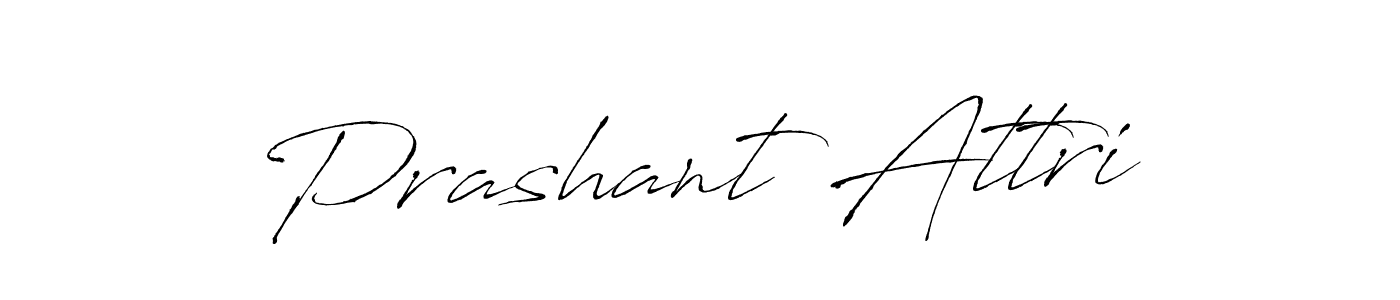 Create a beautiful signature design for name Prashant Attri. With this signature (Antro_Vectra) fonts, you can make a handwritten signature for free. Prashant Attri signature style 6 images and pictures png